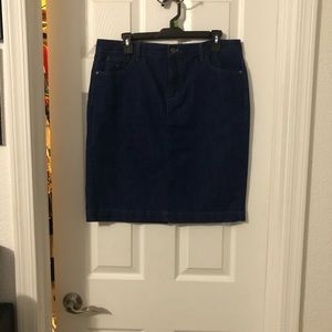 Denim skirt